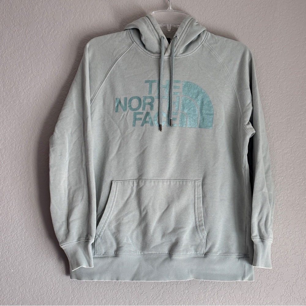 Normcore casual The North Face light green women’s Hoodie M
